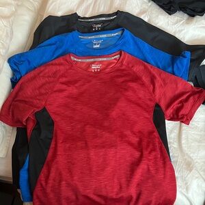 Champion Men's Short Sleeve Tees - Vibrant Red, Bold Blue, Classic Black